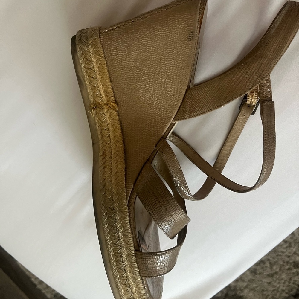 Y2K Via Spiga nude wedges☀️ - Picture 9 of 9